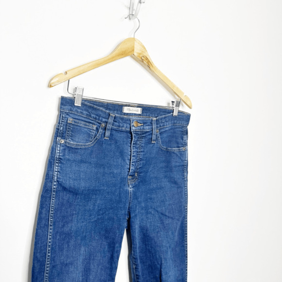 MADEWELL 10" High-Rise Skinny Jeans women's Lucille Wash dark blue H2245 size 30 - Picture 3 of 9